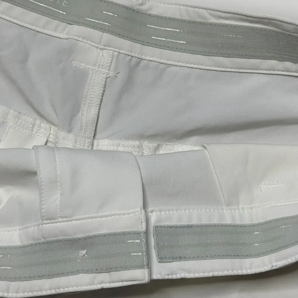 Lacoste Sport White Golf Shorts Men’s Size 34 Stretch Performance Flat Front NWT - Picture 6 of 9